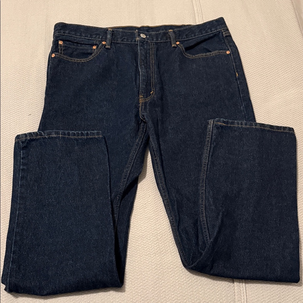 Levi's 505 Dark Blue Straight Men's Jeans